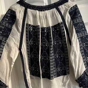 Michael kors bubble long sleeve top